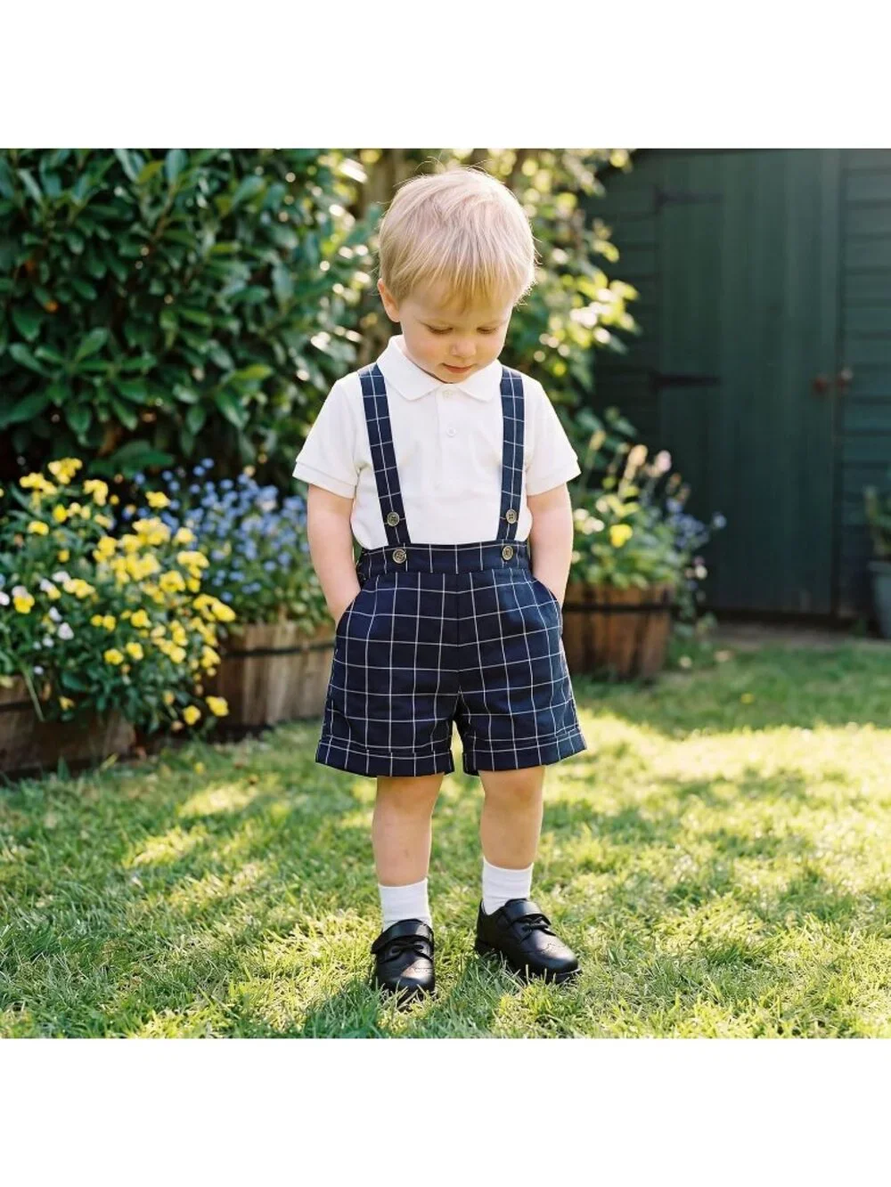 Kid's Black Leather Little Kid Non-Slip Comfort School Loafer Oxfords Dress Shoe